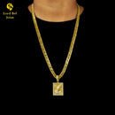 Colar Folhado a Ouro