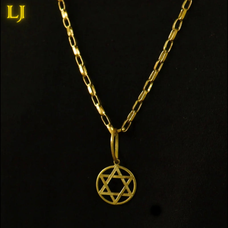 Colar Folhado a Ouro