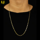 Colar Folhado a Ouro