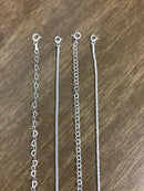 Conjunto 4 Pulseiras Folhadas a Prata