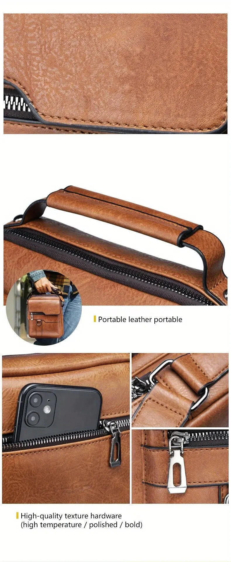 Bolsa Feminina de Couro Tratado