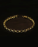 Pulseira Folhada a Ouro Germanica